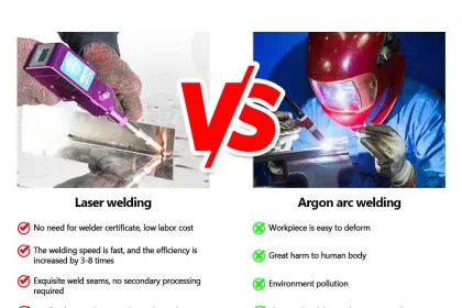 arc welding vs. laser welding