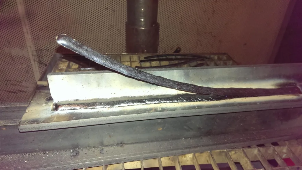 What is the purpose of Flux in Welding and how does it contribute to the process? 15 The way the slag peeled off welding