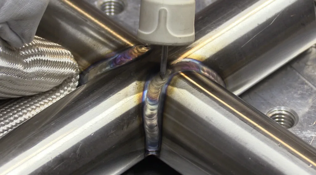 TIG welding with steel