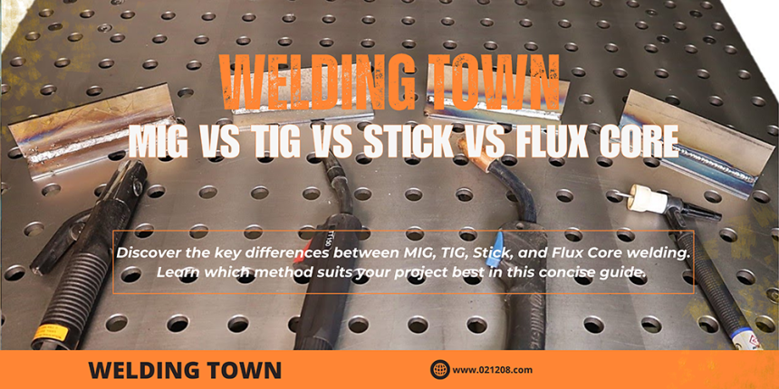 MIG vs TIG vs Stick vs Flux Core